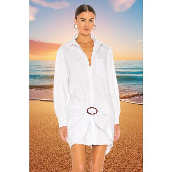 L'Academie Dresses & Skirts - L'Academie x Revolve Gia Dress in White Small NWT